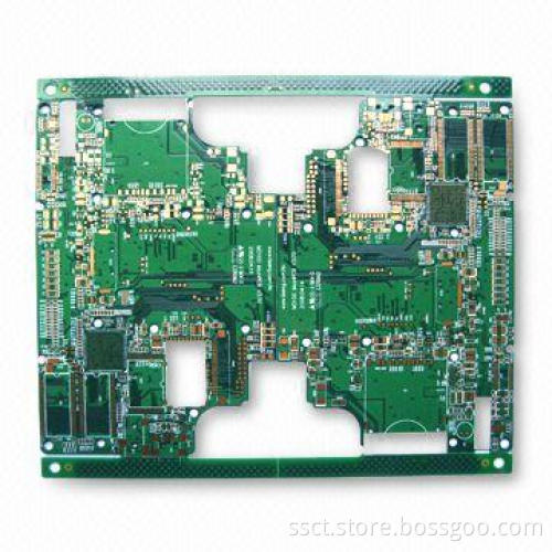 Multilayer PCB with ENIG Surface Finish, Made of FR-4